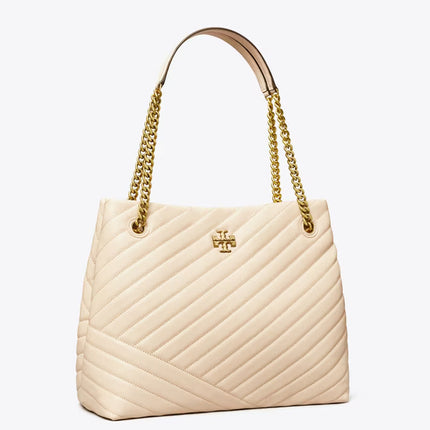 Tory Burch Women's Kira Chevron Tote New Cream