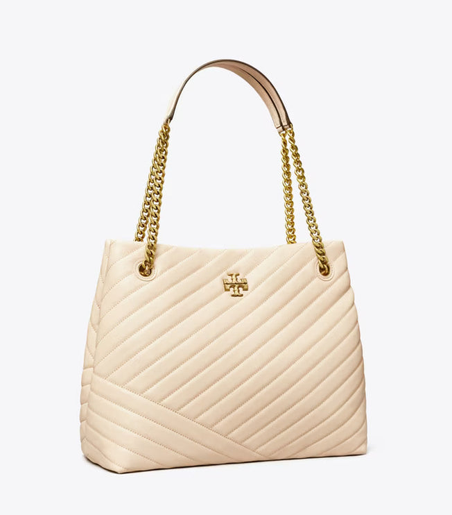 Tory Burch Women's Kira Chevron Tote New Cream
