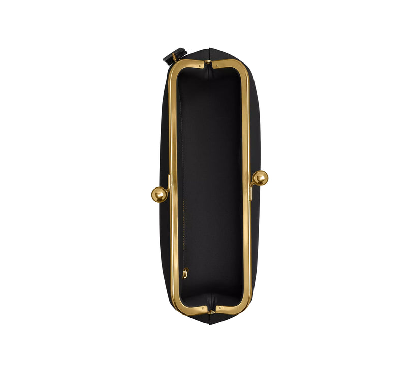 Coach Women's Kisslock Frame Bag 30 Brass/Black