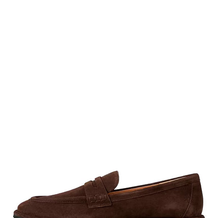Michael Kors Women's Bree Microsuede Loafer Nutmeg