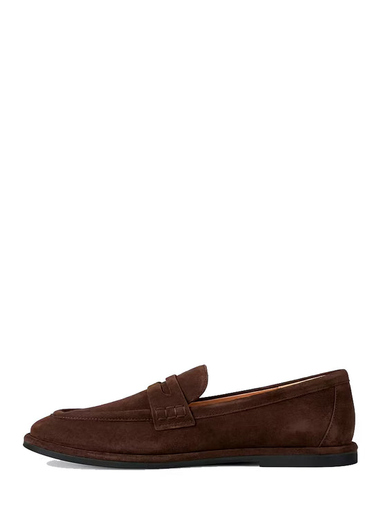 Michael Kors Women's Bree Microsuede Loafer Nutmeg