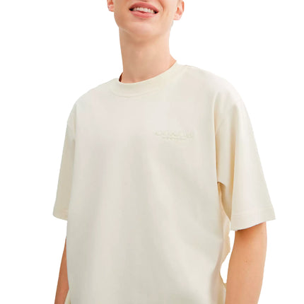 Coach Men's T-Shirt In Organic Cotton Cream
