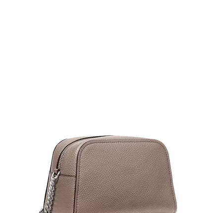 Michael Kors Women's Ashton Extra-Small Camera Crossbody Bag Mushroom/Silver