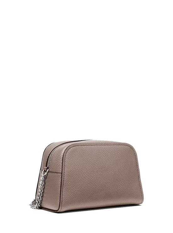 Michael Kors Women's Ashton Extra-Small Camera Crossbody Bag Mushroom/Silver