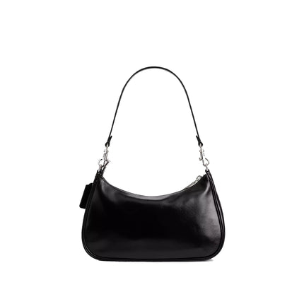 Coach Women's Soft Teri Shoulder Bag Silver/Black