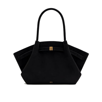 JW PEI Women's Faux Suede Tote Bag Black