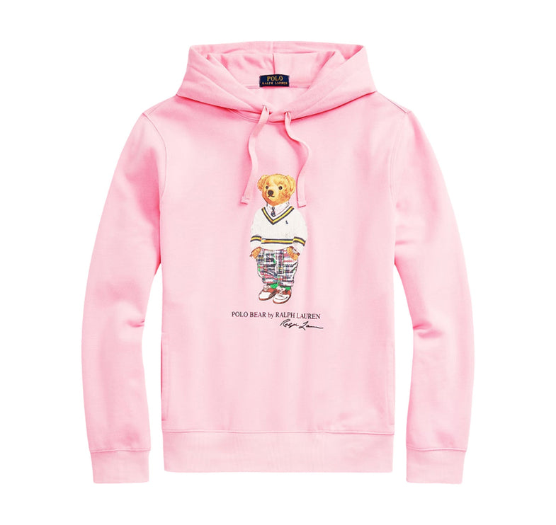 Polo Ralph Lauren Men's Polo Bear Fleece Hoodie Pink