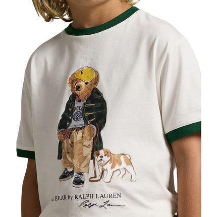 Polo Ralph Lauren Boy's Polo Bear Cotton Ringer Tee Multi