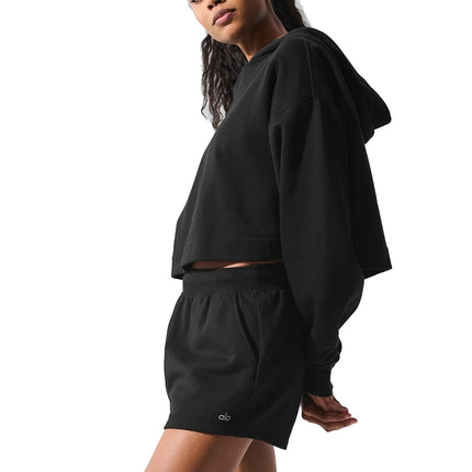 alo Women's Bae Hoodie Black