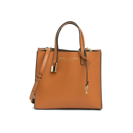 Marc Jacobs Women's Mini Grind Leather Tote Smoked Almond