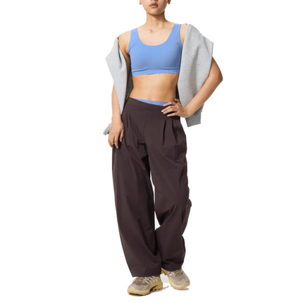 Uniqlo Women's Extra Stretch Active Wide Pants 39 Dark Brown