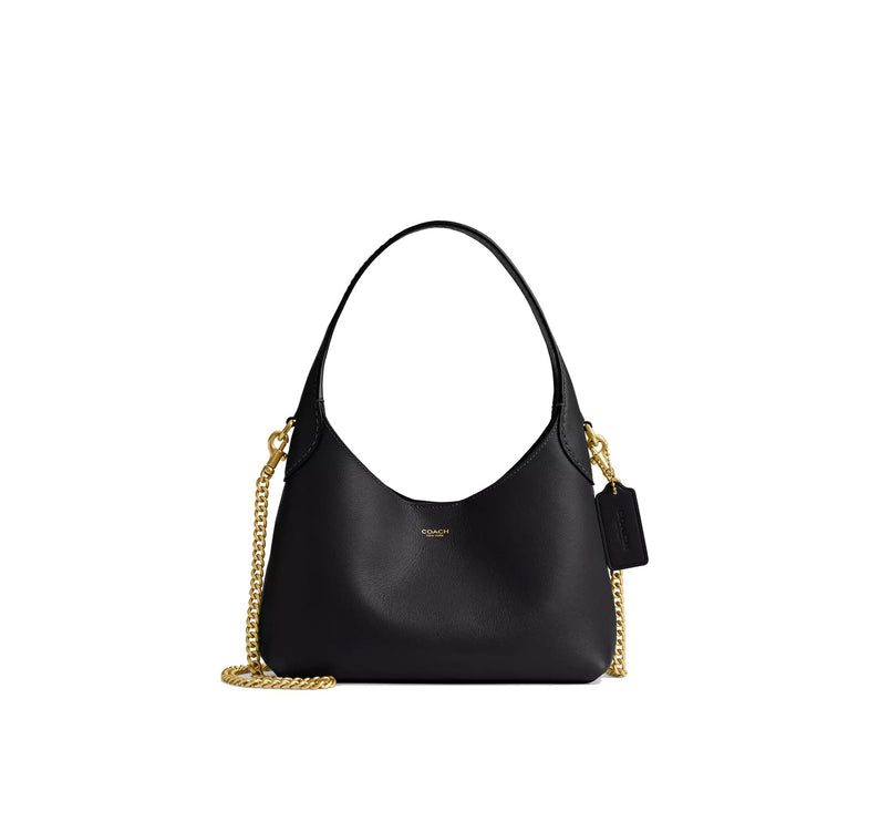 Coach Women's Brooklyn Shoulder Bag 23 Brass/Black
