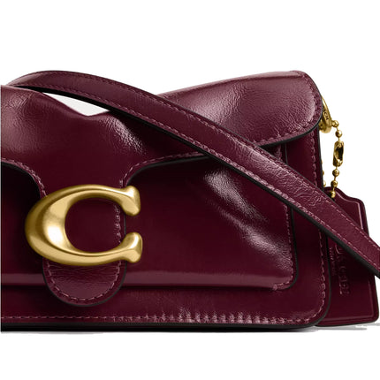 Coach Women's Tabby Shoulder Bag Brass/Dark Cherry