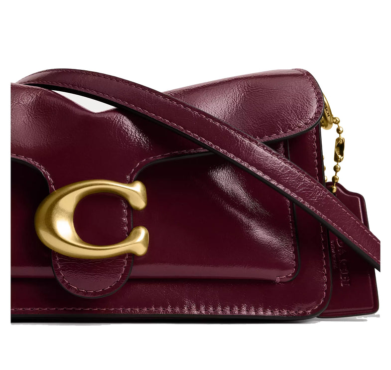 Coach Women's Tabby Shoulder Bag Brass/Dark Cherry