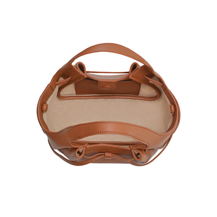 JW PEI Women's Mabel Soft Bow Tote Bag Caramel Brown