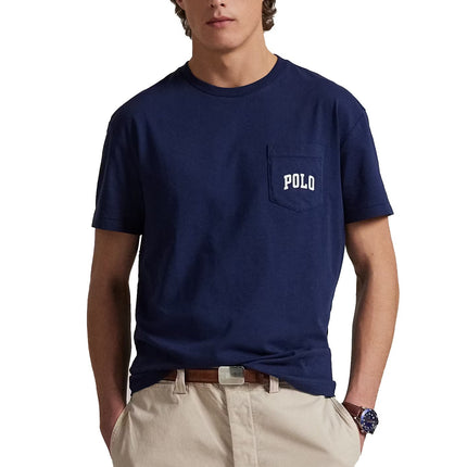 Polo Ralph Lauren Men's Classic Fit Polo Bear Jersey T-Shirt Newport Navy Heritage Bear