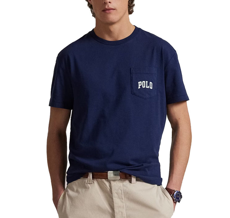 Polo Ralph Lauren Men's Classic Fit Polo Bear Jersey T-Shirt Newport Navy Heritage Bear