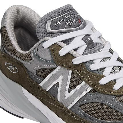 New Balance Unisex Made in USA 990v6 Olive with Grey U990OG6