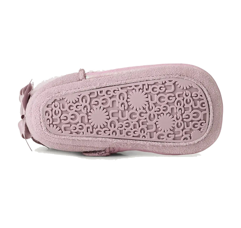 UGG Baby Bailey Bow Frosted Lavender Smoke