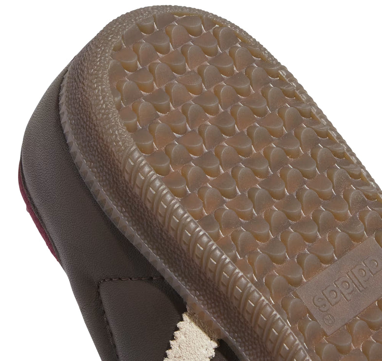 Adidas Women's Samba OG Shoes Brown/Warm Vanilla/Maroon KI8139