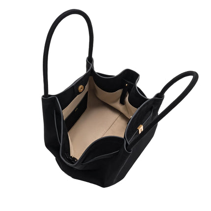 JW PEI Women's Faux Suede Tote Bag Black