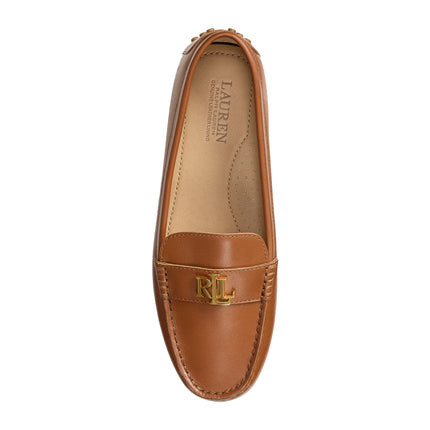 Polo Ralph Lauren Women's Barnsbury Leather Driver Lauren Tan