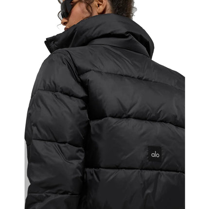 alo Women's Gold Rush Puffer Black