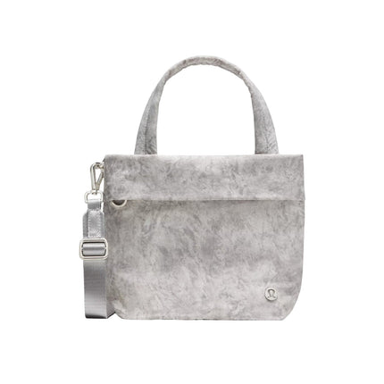 lululemon Unisex On My Level Small Tote Bag 5L Crisp Stone Vapor Multi