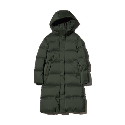Uniqlo Women's Seamless Down Long Coat 09 Black