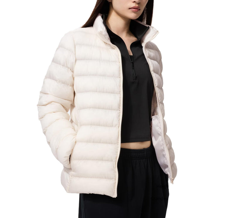 Uniqlo Women's Pufftech Jacket 01 Off White