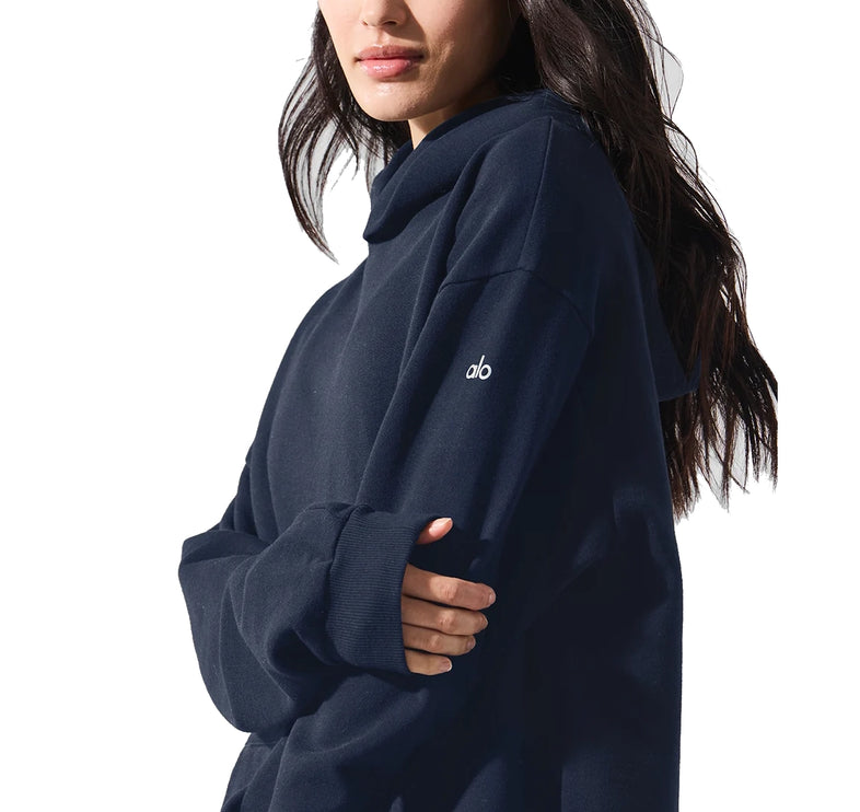 alo Women's Chill Hoodie Navy