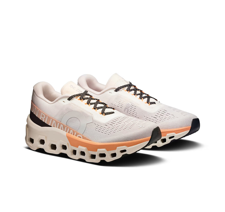ON Women's Cloudmonster 2 Ivory/Tangerine