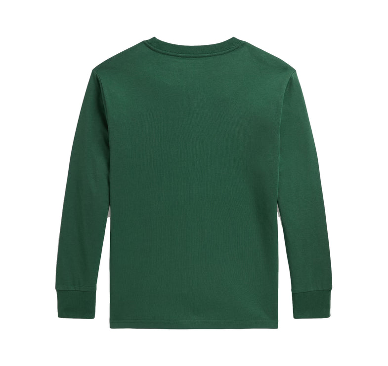 Polo Ralph Lauren Boy's Cotton Jersey Long-Sleeve Tee Verano Green