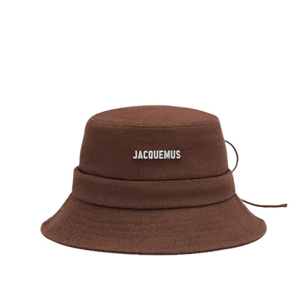 Jacquemus Unisex The Gadjo Bucket Hat Brown