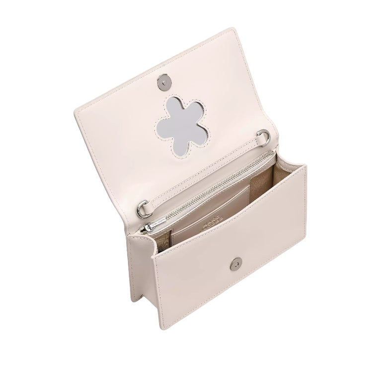 Marc Jacobs Women's The Glam Mirror Mini Bag Cotton White