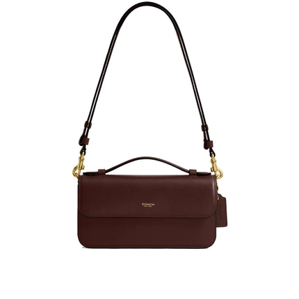 Coach Women's New York Elora Top Handle Crossbody Bag Brass/Maple