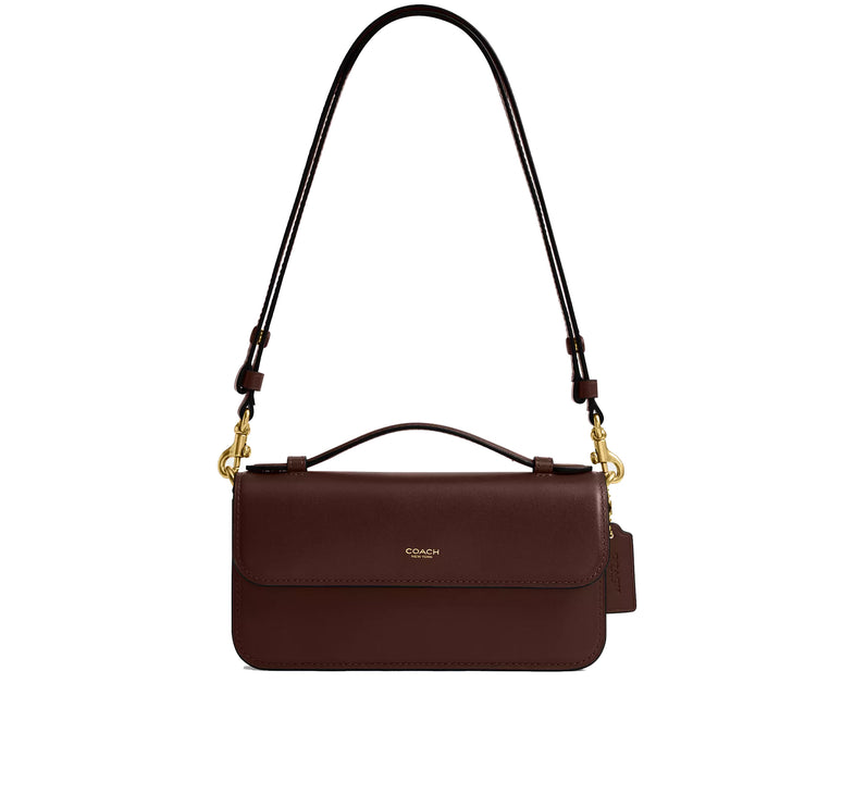 Coach Women's New York Elora Top Handle Crossbody Bag Brass/Maple