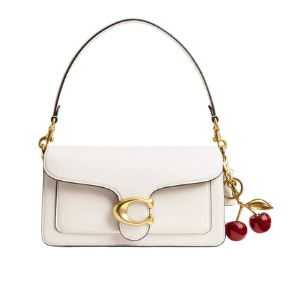 Coach Women's Cherry Bag Charm Gold/Red Apple