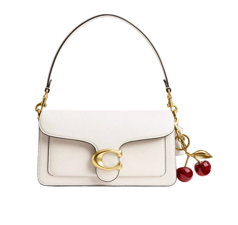 Coach Women's Cherry Bag Charm Gold/Red Apple