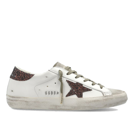 Golden Goose Women's Super Star Glitter with Brown Star