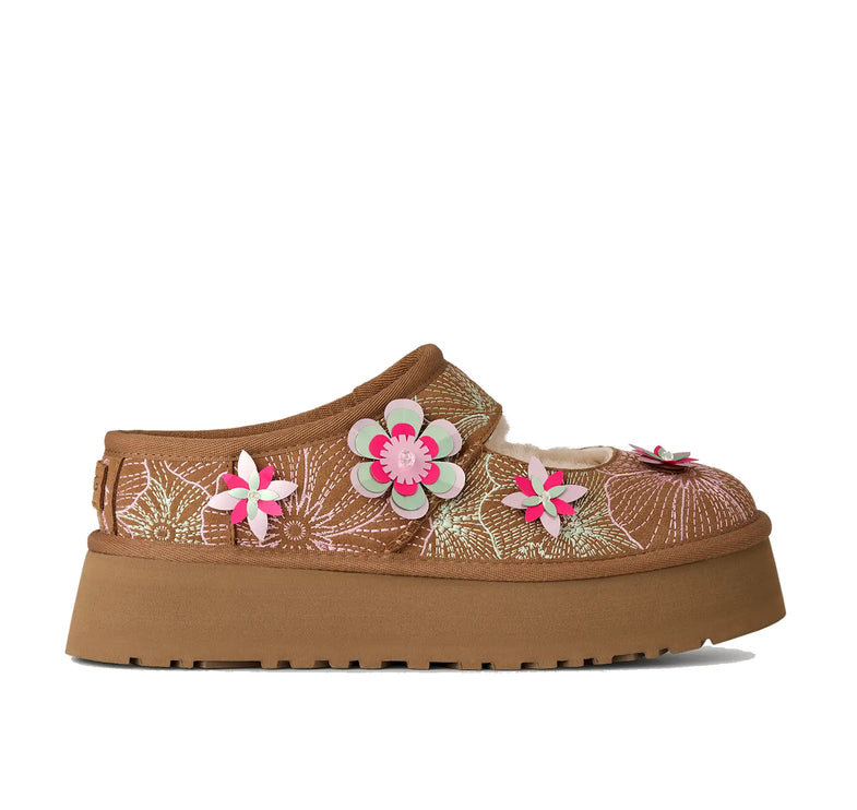 UGG Women's Bea Mary Jane Meadow Chestnut