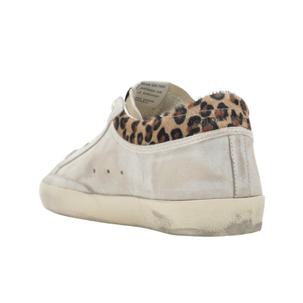 Golden Goose Women's Super Star Beige Sneaker with Pony Hair