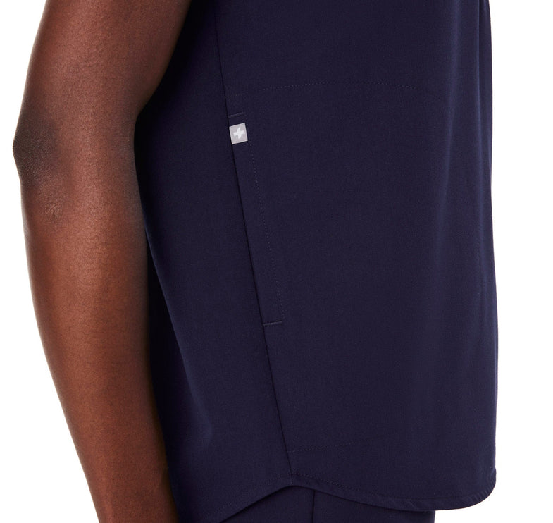 FIGS Women's Rafaela Oversized Scrub Top Navy