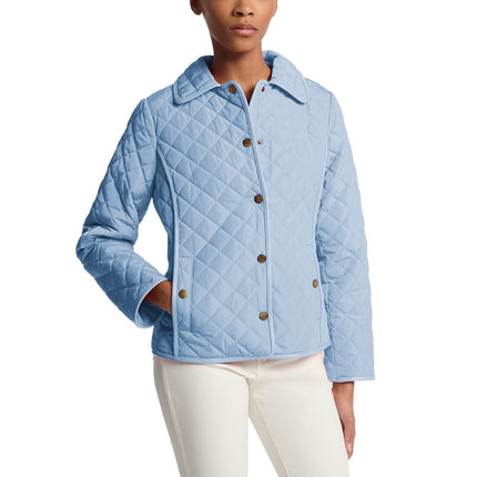 Michael Kors Women's Quilted Jacket Shoreblue