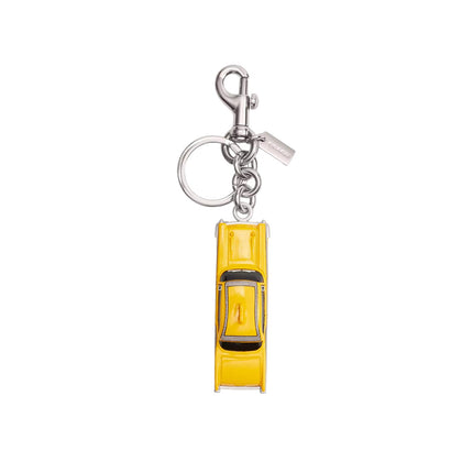 Coach Unisex Small Taxi Bag Charm Silver/Multi