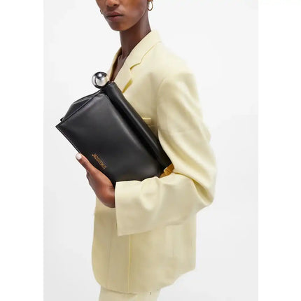 Jacquemus Women's The Rond Carré Clutch Black
