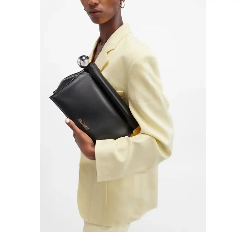 Jacquemus Women's The Rond Carré Clutch Black