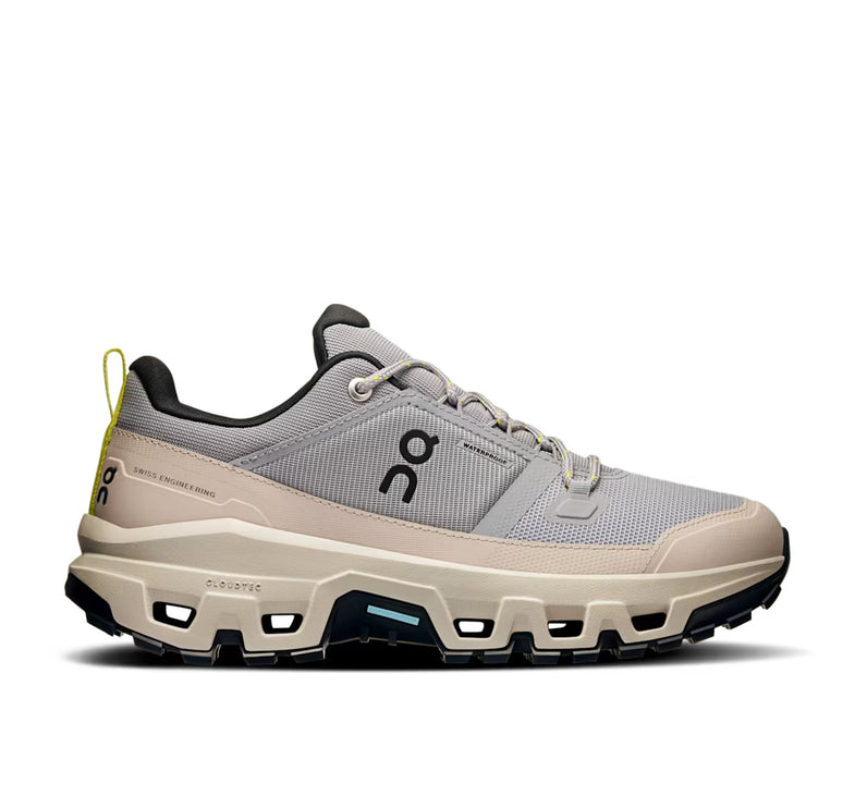 ON Women's Cloudrock Low Waterproof Alloy/Ice