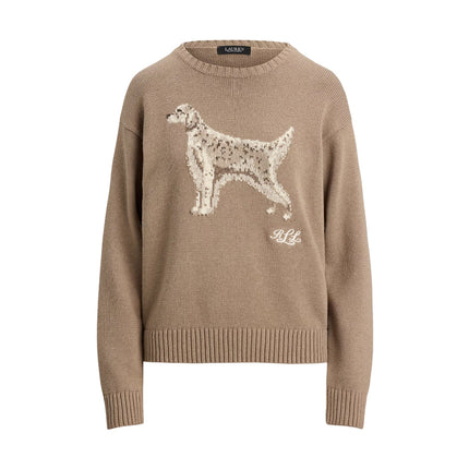 Polo Ralph Lauren Women's Intarsia-Knit English Setter Sweater Adirondack Heather Multi
