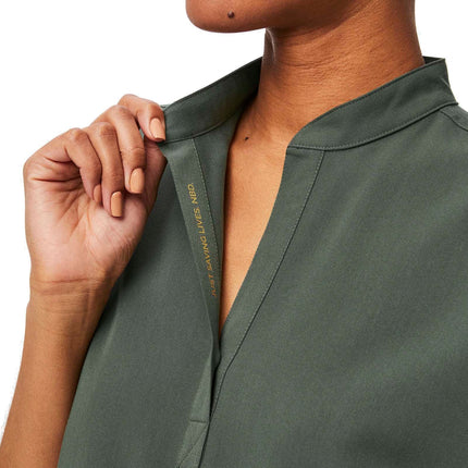 FIGS Women's Rafaela Oversized Scrub Top Moss